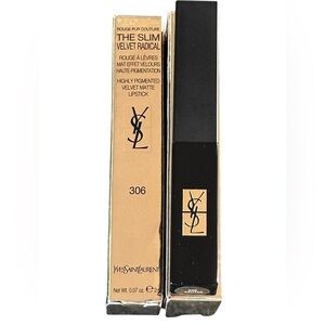 YSL The Slim Velvet Radical Matte Lipstick Shade 306 Red Urge NIB